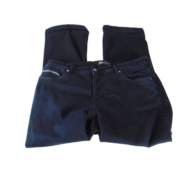 Levis Women's 512 Perfectly Shaping  Jeans Size 35 Black   Cotton Spandex EUC - Picture 2 of 7